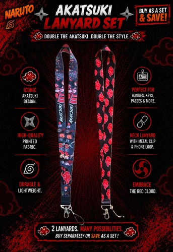 Akatsuki lanyard set - akatsuki,