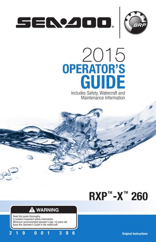 Sea doo 2015 rxp - 2015, 260