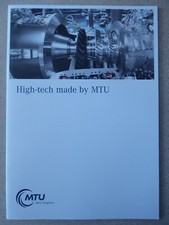 2019 MTU ENGINES MANUFACTURING MAINTENANCE MILITARY COMMERCIAL AIRCRAFT BROCHURE