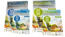 Laminating Pouches Gloss 150 & 250 Micron A4 & A3 25 50 100 200 500 1000 POUCHES