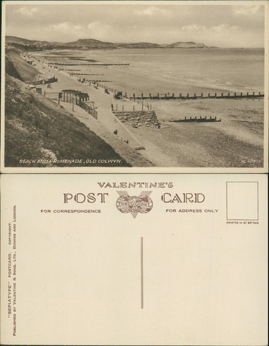 Old colwyn beach promenade w - old,
