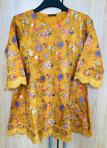 Pakistani style stitched lawn - pakistani,