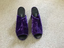 Ladies crushed velvet - ladies, purple