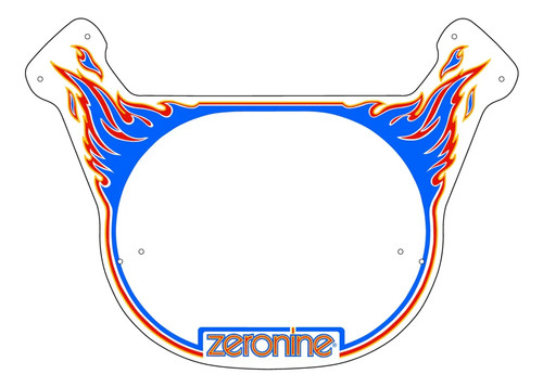 Zeronine bmx number plate old - bmx,