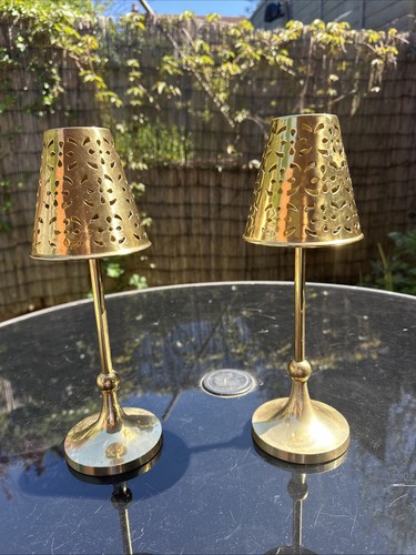 Brass copper vintage lamp tea - brass,