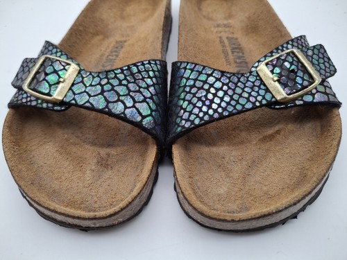 Birkenstock madrid shiny snake - shiny,
