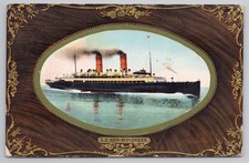 SS Ben-My-Chree Postcard Isle of Man Steam Packet c1909 Douglas Postmark
