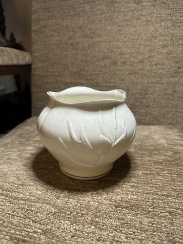 Belleek butterfly floral vase - belleek,