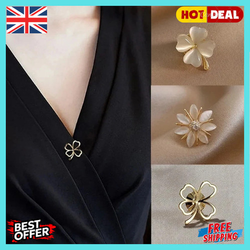 Fashion brooch set flower - flower, bow