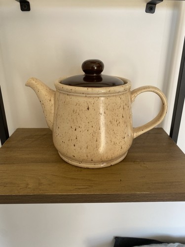 Sadler brown speckled teapot - brown,