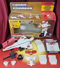 Vintage Hasbro Transformers G1 Autobot Aerialbot Silverbolt Complete in Gold Box