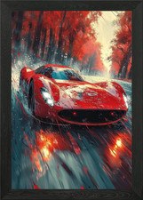 Ferrari 330 P4 Red Fury Framed