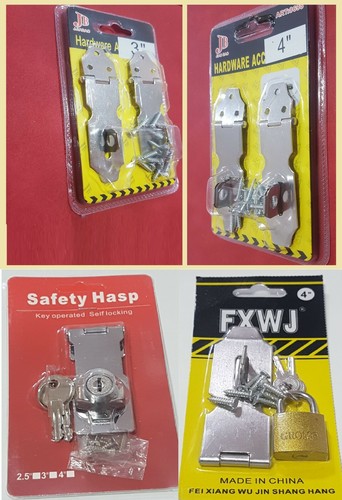 Safety hasp staple - staple, gate