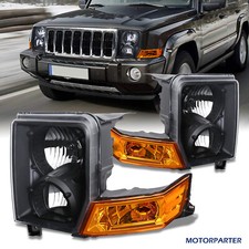 Left & Right Black Headlights