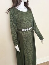 Woman’s Islamic burka Abaya party long dress Gown Summer dress size M/L