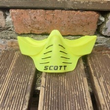 VINTAGE SCOTT FULL FACE YELLOW MASK MOTOCROSS MX BMX