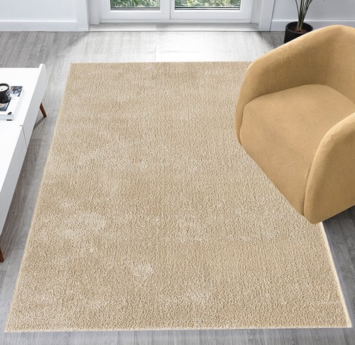 Light beige living room mat - beige,