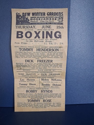 Boxing poster the new gardens - poster,