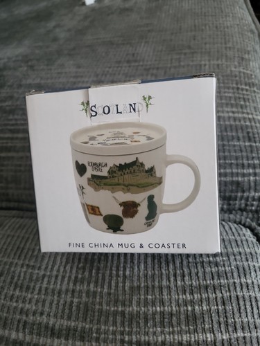 Mug and coaster - and,