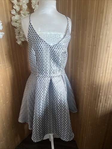 Cream fit and flare dress - fit,