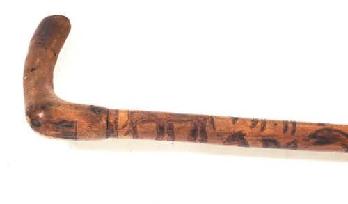 Vintage african walking - walking, cane