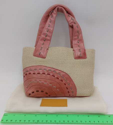 Radley woven hessian with - with, pink
