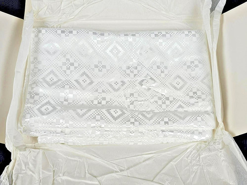 Avon jacquard white evening - jacquard,