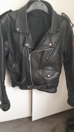 Echtes leder black leather - leder,