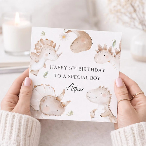 Personalised dinosaur birthday - personalised,