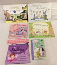 6x Ballerina Books - My Ballerina Bag, Angelina and Henry, Angelina at the Fair