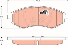 GDB3330 TRW Brake Pad Set