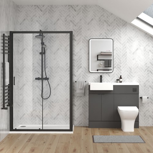 Complete 1000mm grey vanity - 1000mm,
