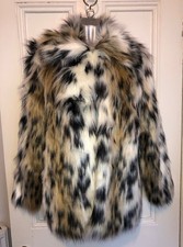 Fake Fur Ladies Jacket Shades Of Brown Size 2 X L - NEW WITH TAGS