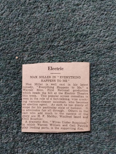 Sk291 ephemera 1939 article - sk291,