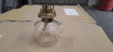 Clear Glass Victorian Finger Oil Lamp