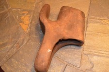 Vtg Unknown Cast Iron Tool Blacksmith Fuller? Farrier Anvil? Railroad Spike Maul