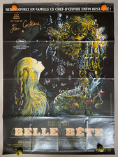 Cocteau - La Belle et La Bete Original large 47 x 63 inch poster - UK seller
