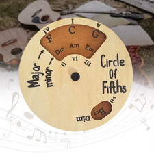 Wooden Chord Wheel Circle of