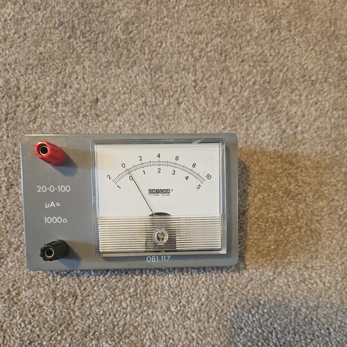 Micro ammeter vintage - micro, ammeter,