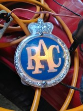 RARE ILLUMINATED RAC BADGE