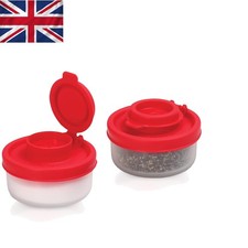 Clear BPA-Free Salt & Pepper