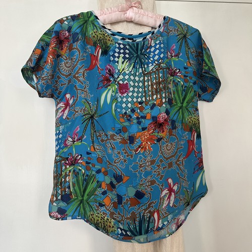 Marc cain silk tee blouse - blouse, size