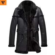 Men's Sheepskin Shearling Long