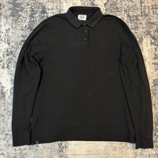 Mens Timothy Everest Long Sleeve Button Up Polo Shirt Black XL £195 RRP