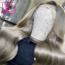 Human Hair Wigs 13*6 Lace Front Straight Honey Blonde Pre Plucked Remy Hair 180%
