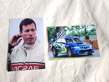 Photos 6x4" x2 Colin McRae WRC  Rallying Portrait & Car Subaru Goodwood FOS