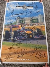 Goodwood Festival Of Speed 2023 Signed Poster,F1,Moto Gp (1) *PHOTO PROOF + COA*