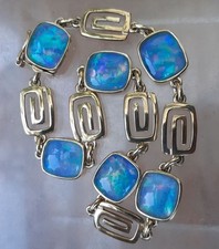 9ct Gold Opal Bracelet Triplet