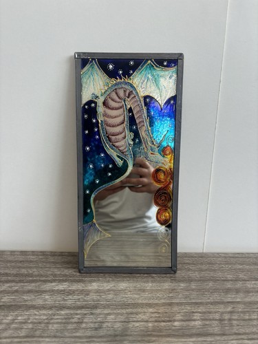 Vintage stained glass small - stained,