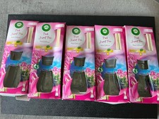 5 X Airwick Pink Sweet Pea 33ml Reed Diffuser slightly imperfect packaging